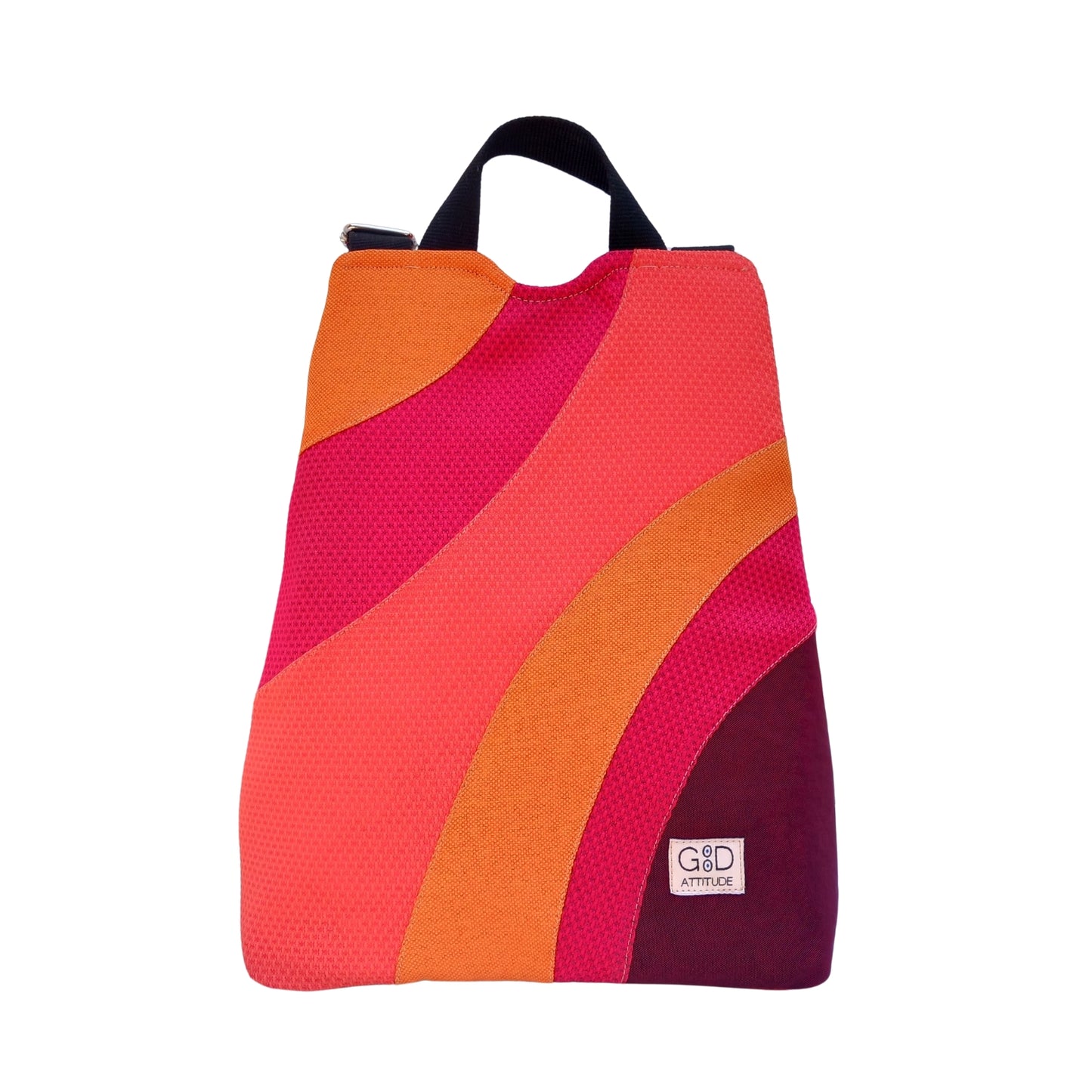 Mochila antirrobo Viento rojo y naranja