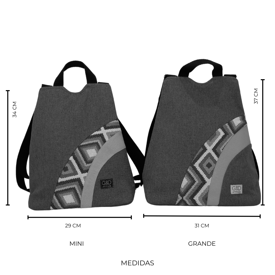 Mochila antirrobo Espigas vaquero amarillo nº 77