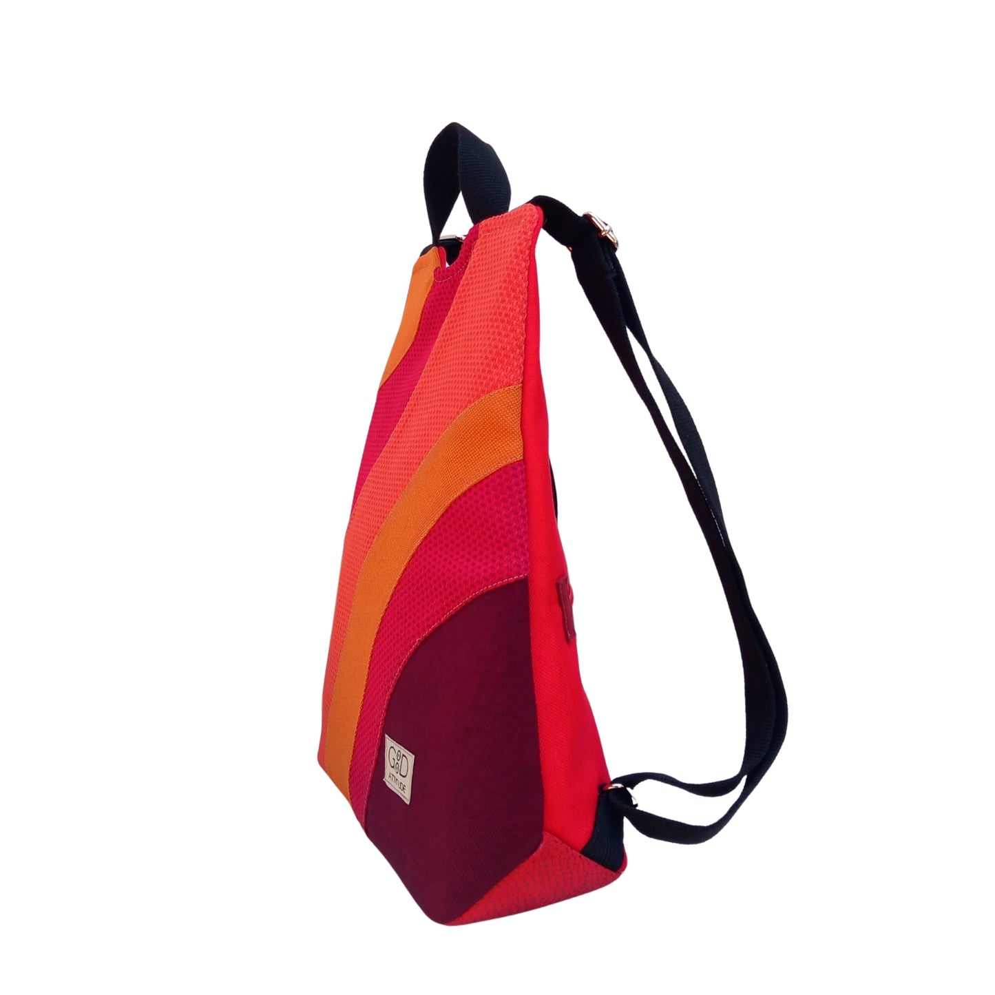Mochila antirrobo Viento rojo y naranja