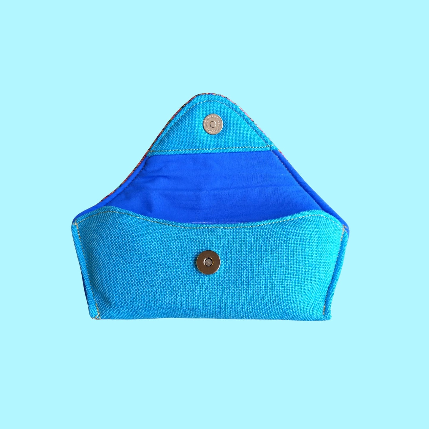 Funda para gafas rayas azul