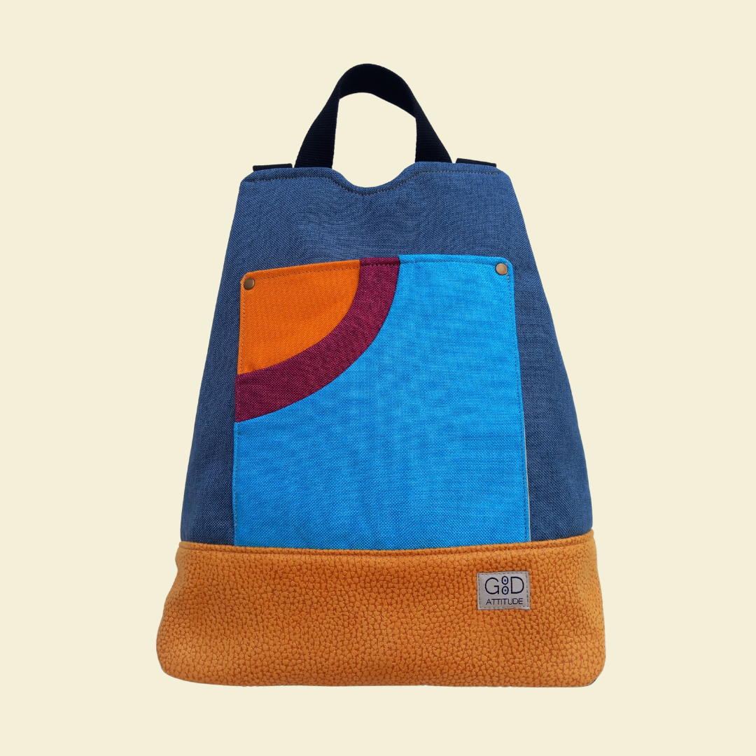 Mochila antirrobo Pocket azul turquesa