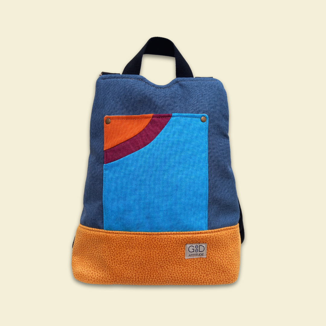 mochila antirrobo de diseño artesanal