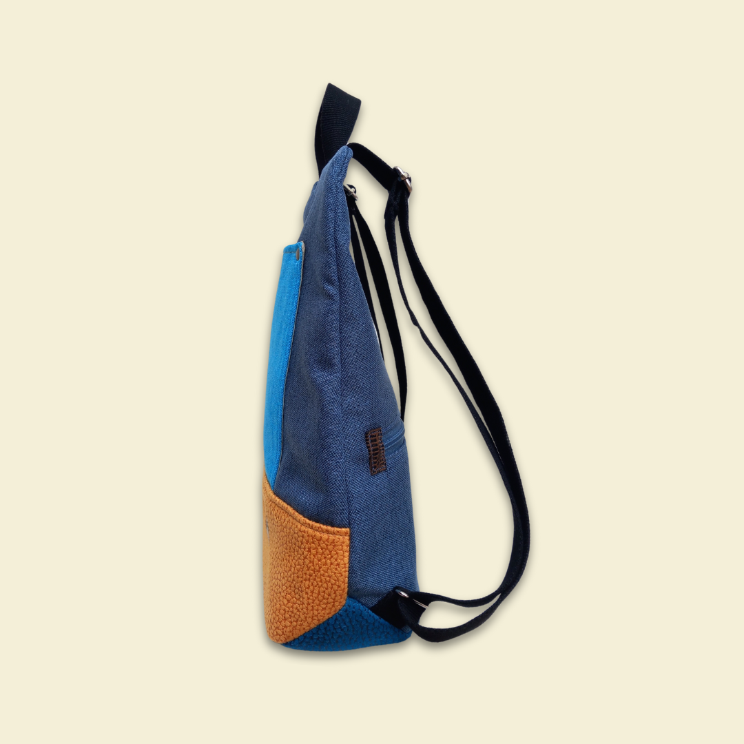 Mochila antirrobo Pocket azul turquesa