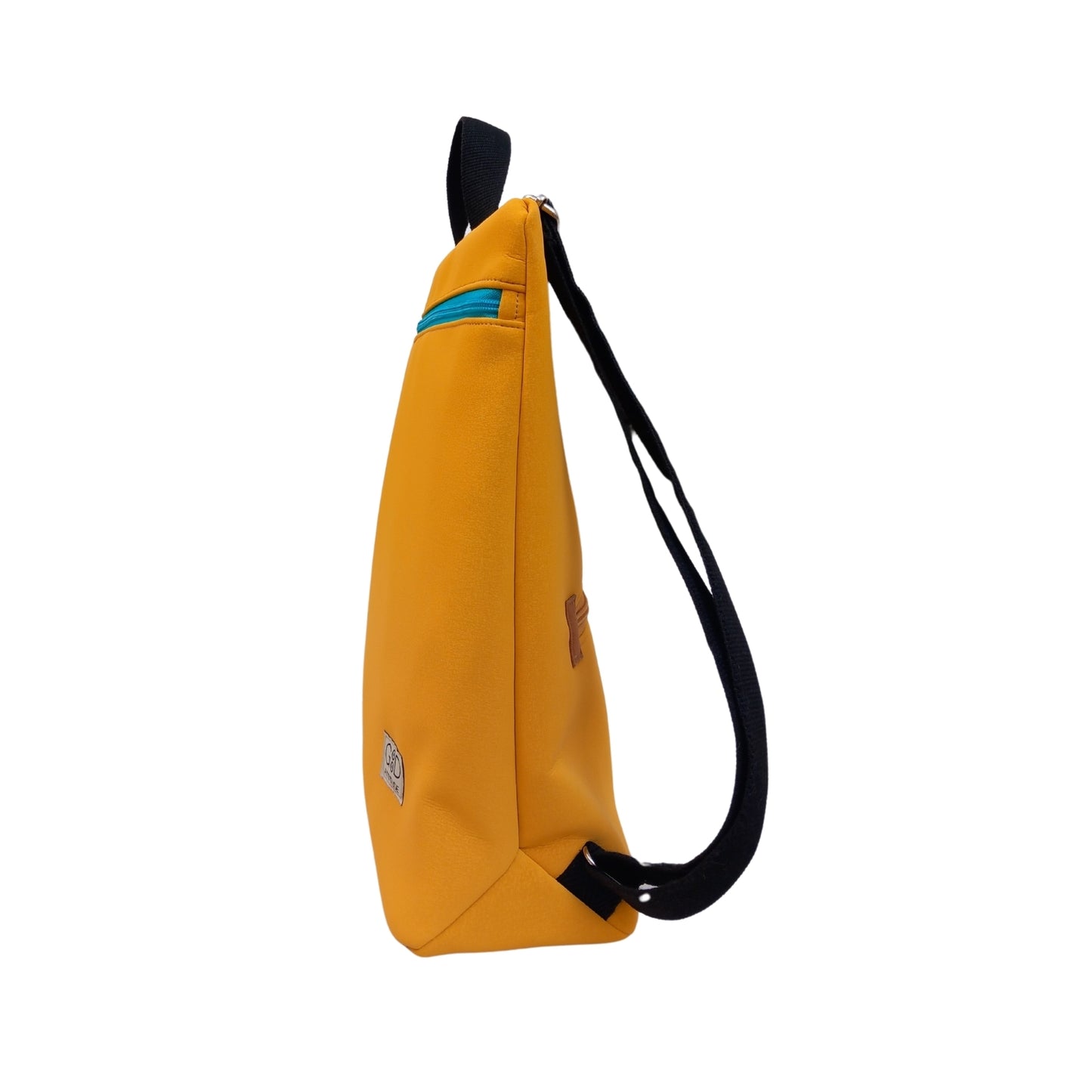 Mochila antirrobo Loira Ares mostaza turquesa