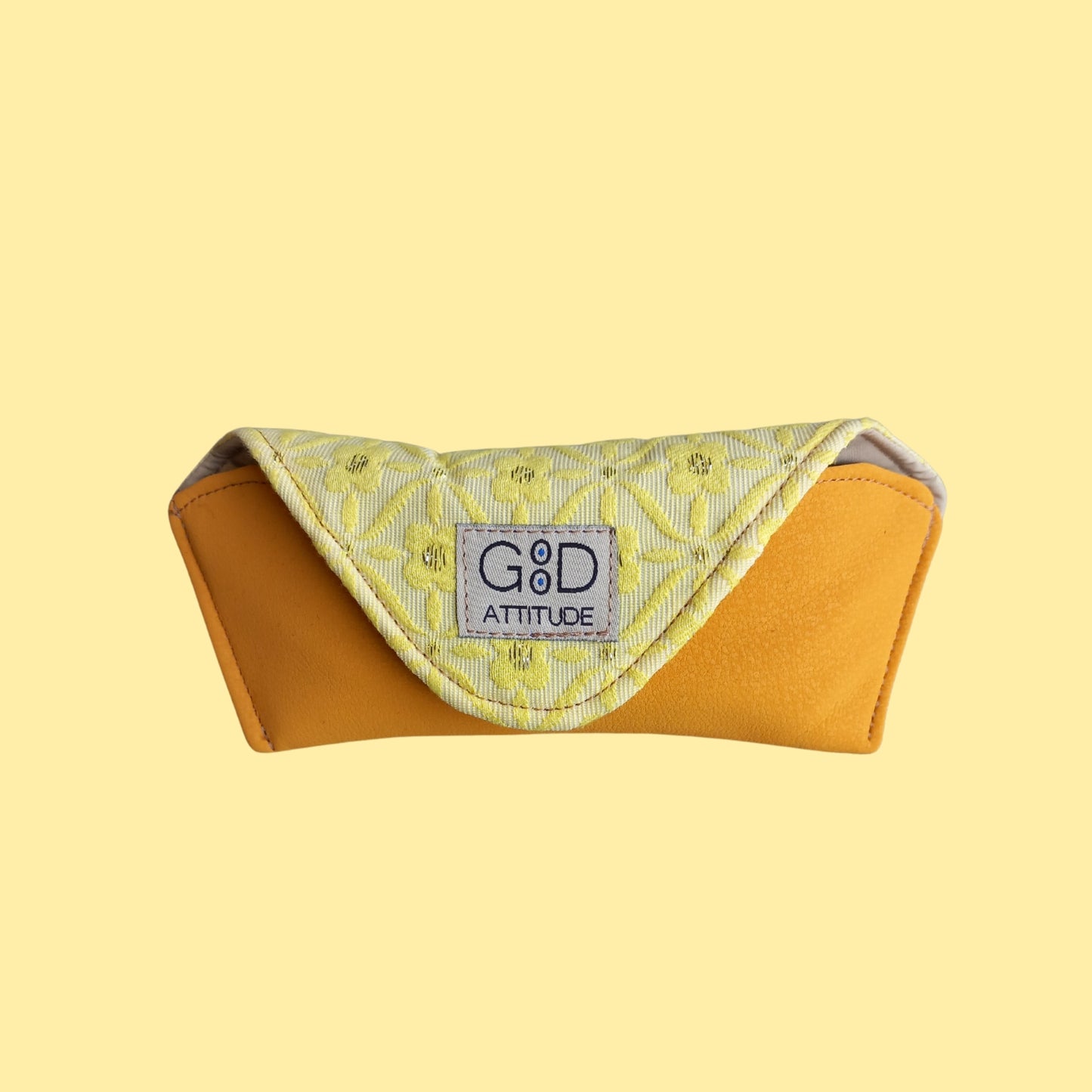 Funda para gafas amarilla