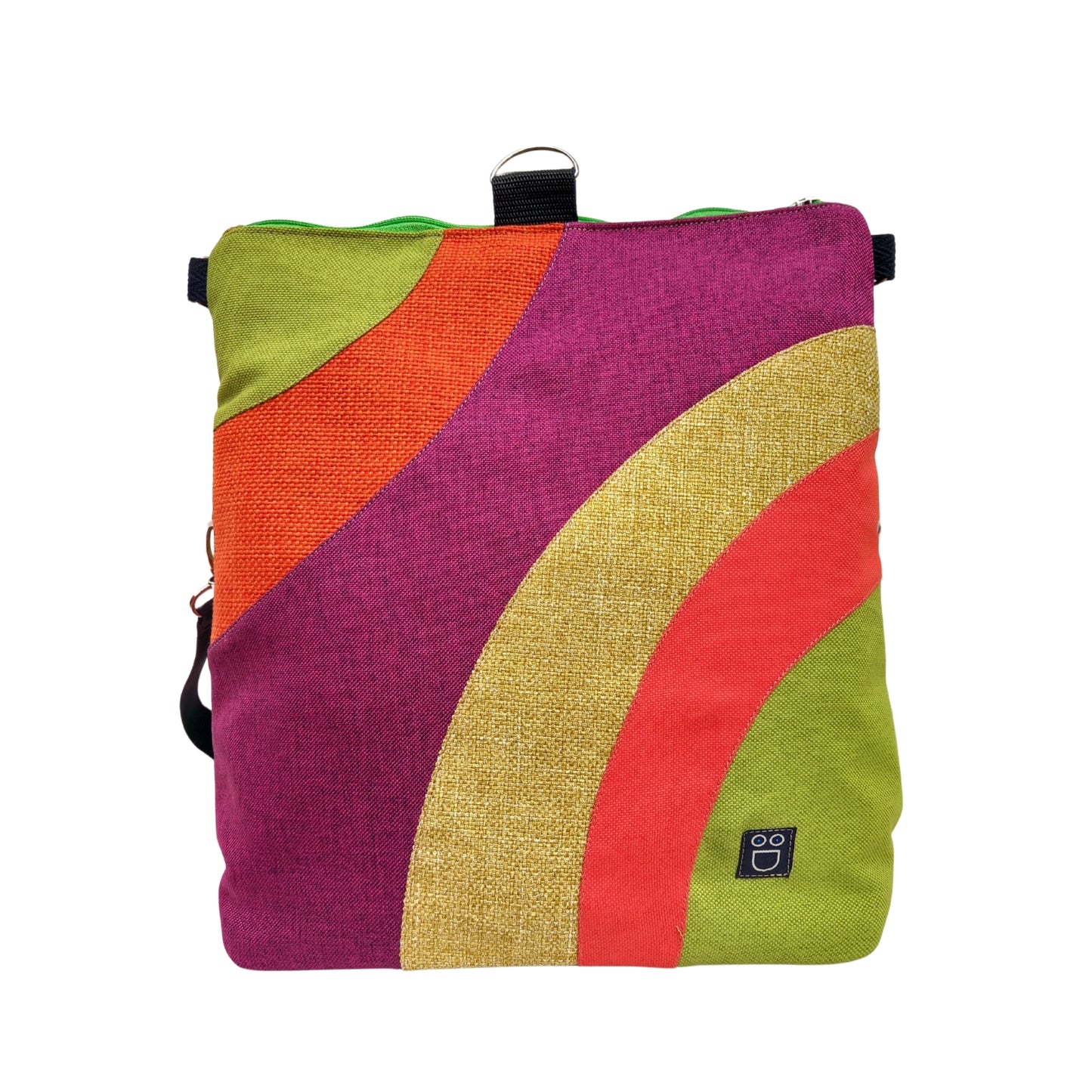 Bolso Camaleon naranja y verde