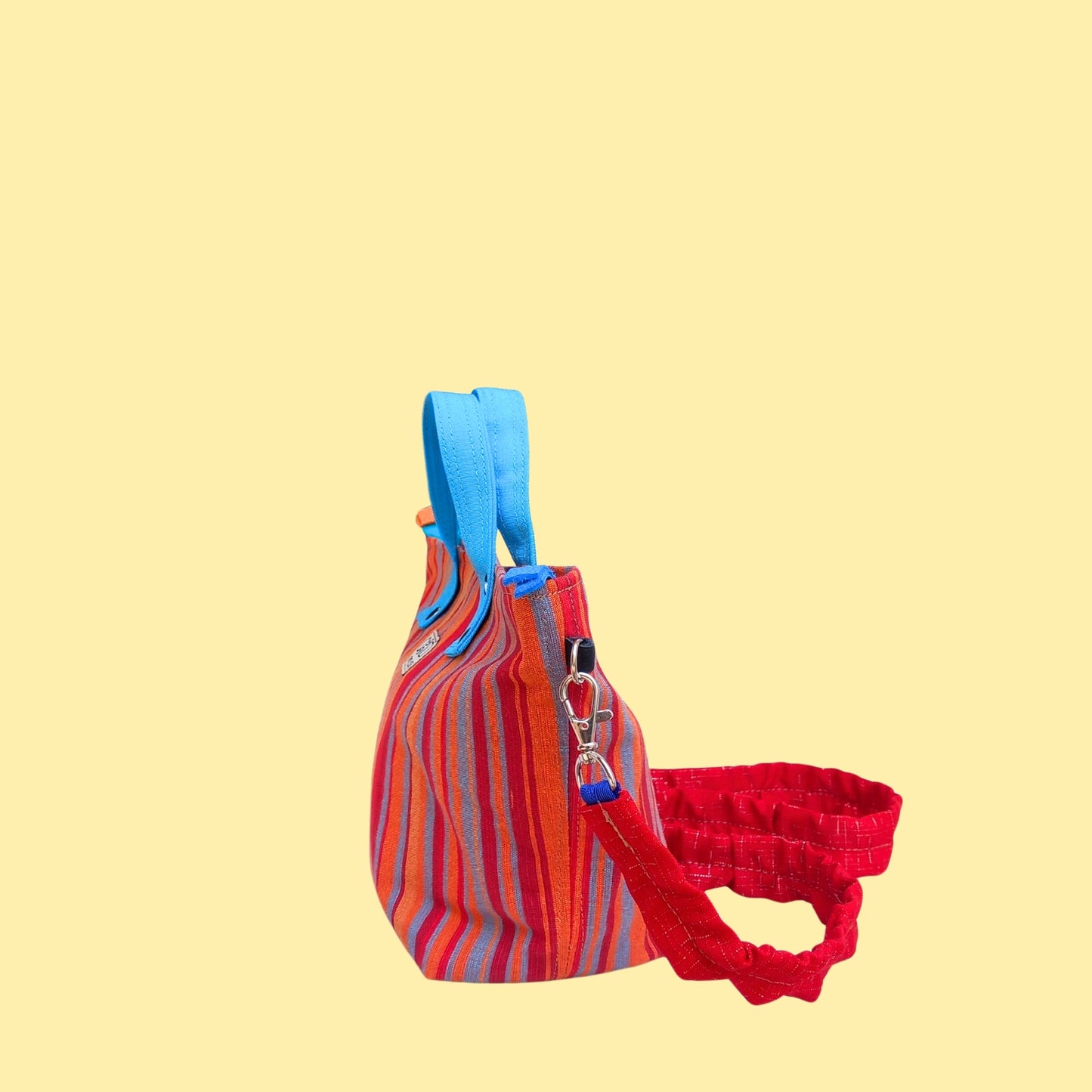 Bolso cabaset rayas naranja
