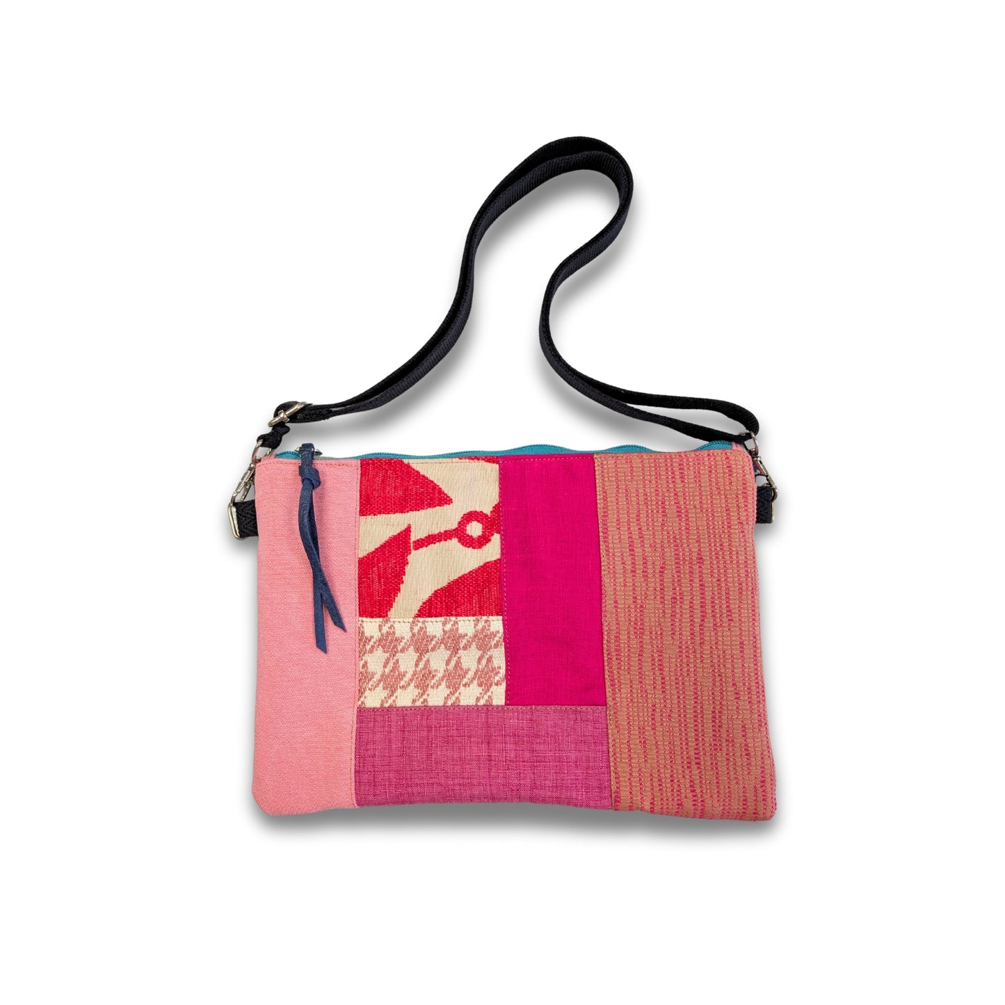 Bolso yin yang azul y rosa