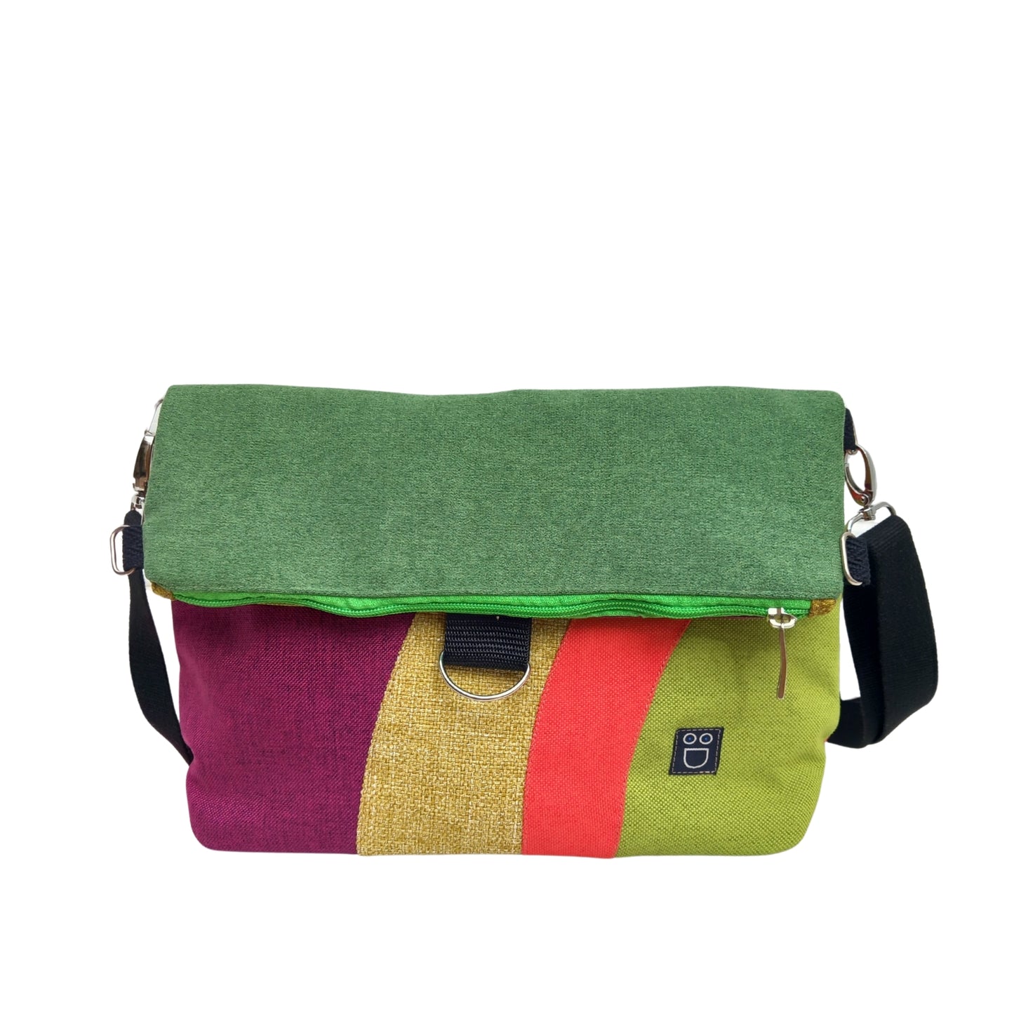Bolso Camaleon naranja y verde