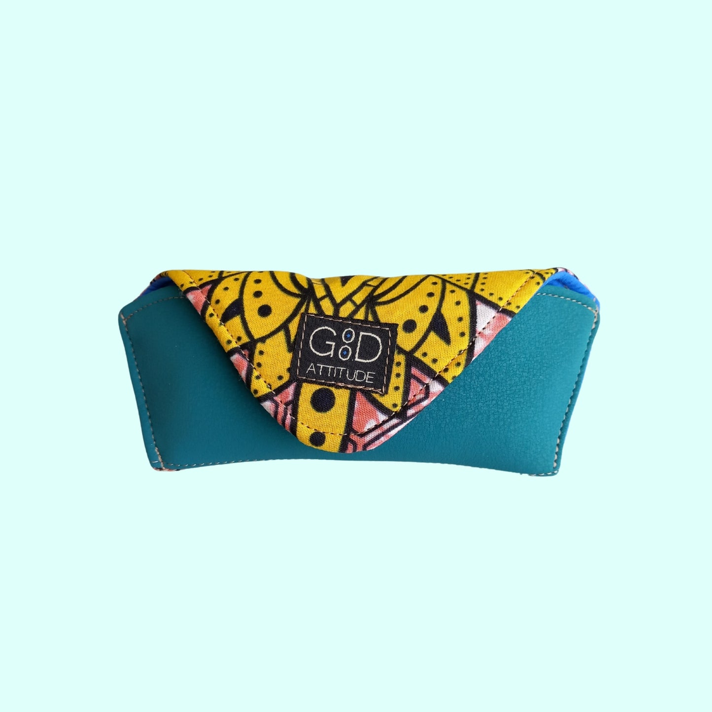 Funda para gafas africa turquesa