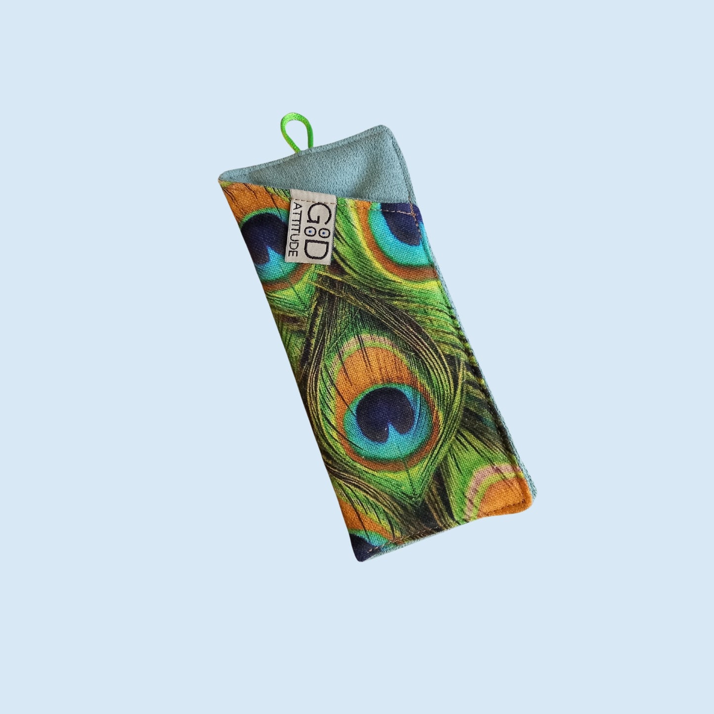 Funda de gafas mini pavo real