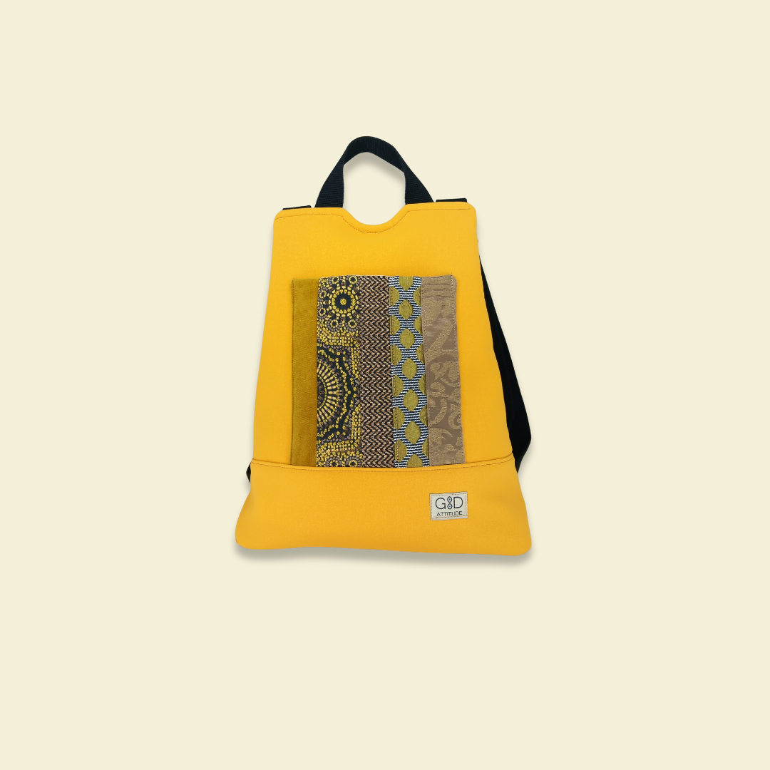 Mochila antirrobo Pocket Ares amarillo ocres