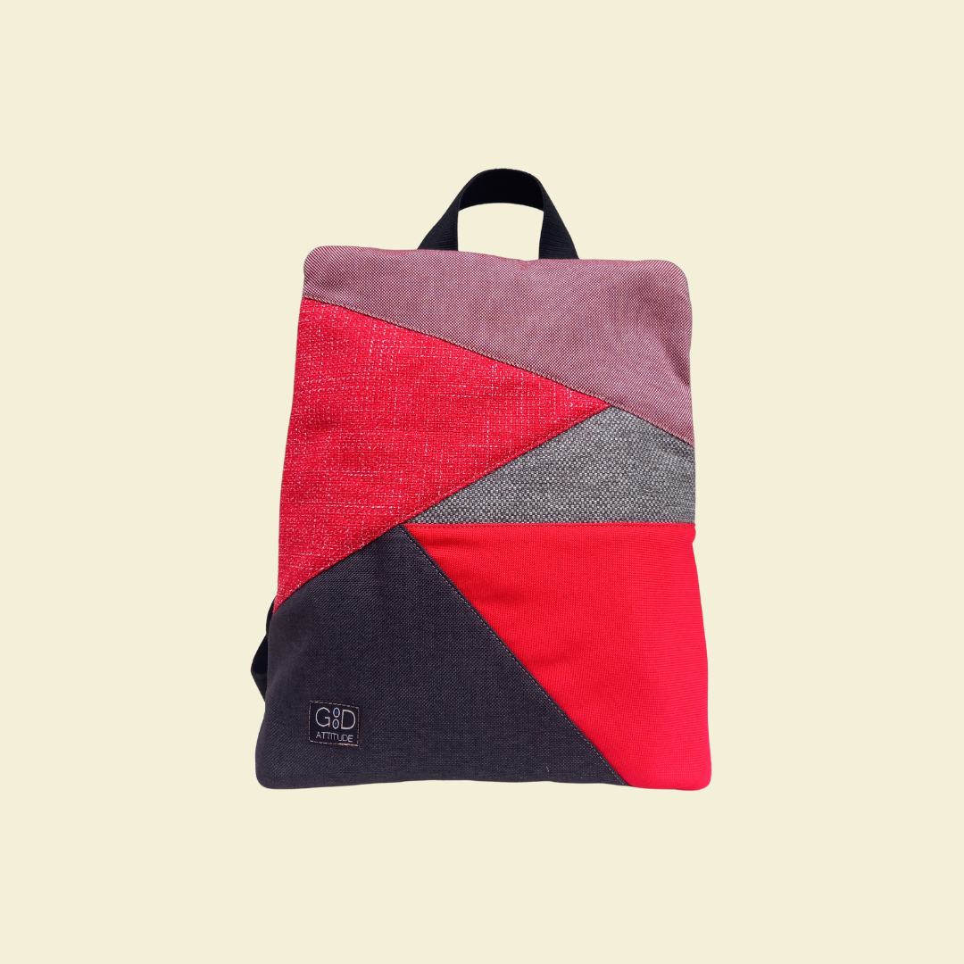 Mochila antirrobo Loira rojo y gris