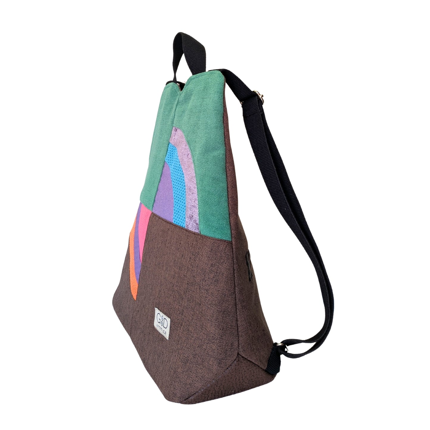 Mochila antirrobo Amanecer choco y verde