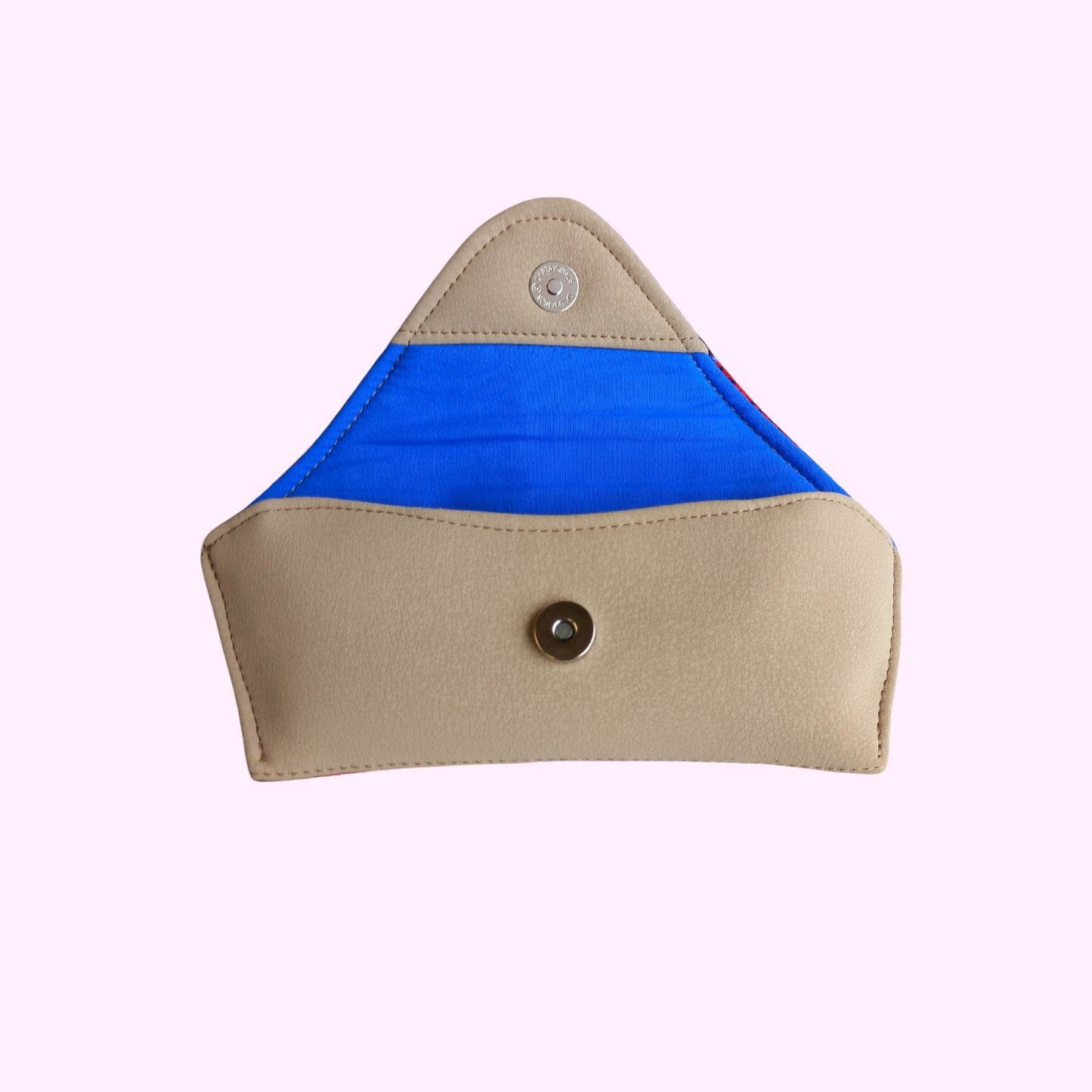 Funda para gafas crema y morado