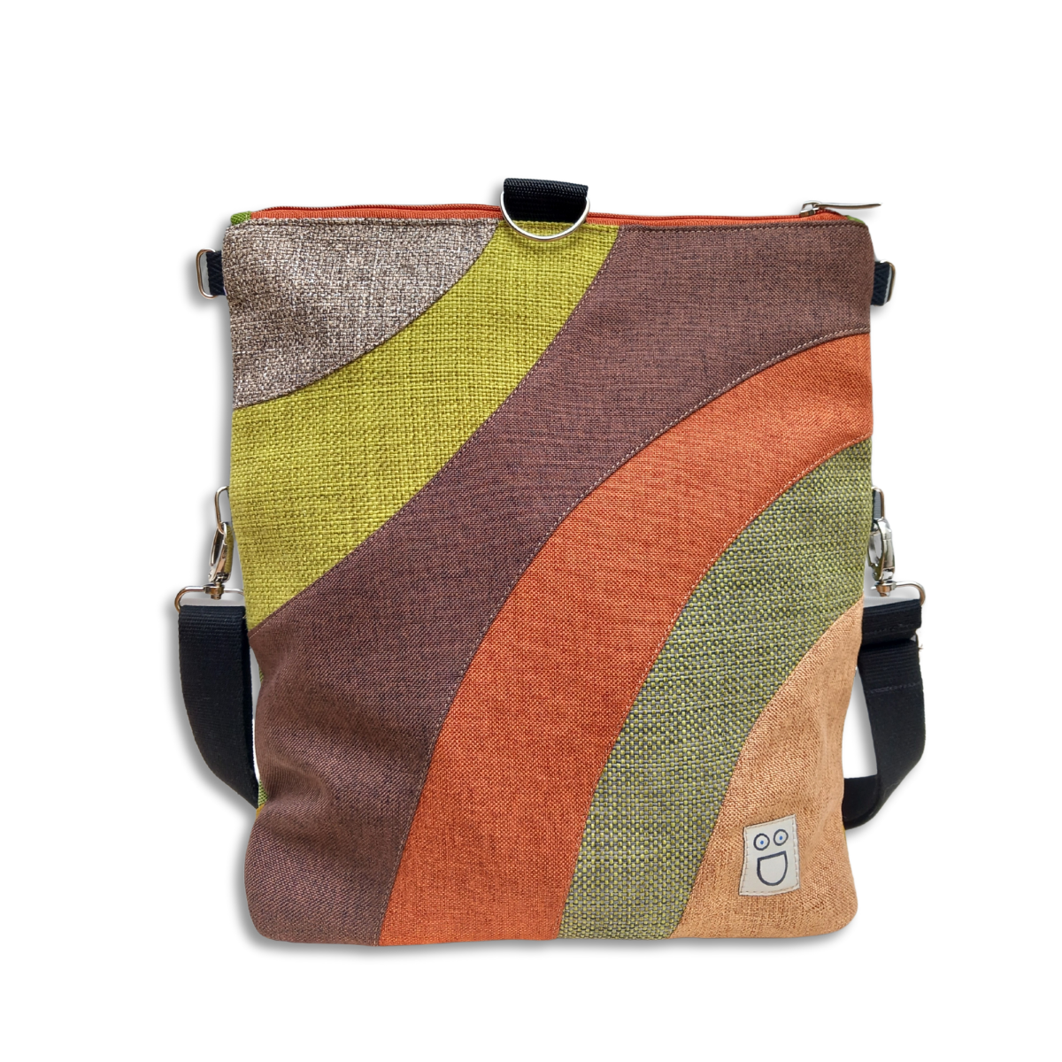 Bolso Camaleón choco y verde