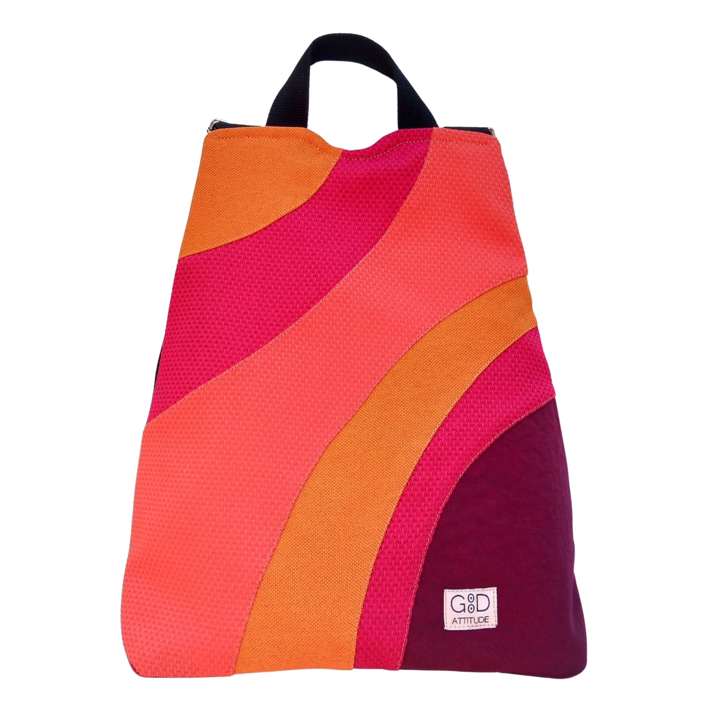 Mochila antirrobo Viento rojo y naranja