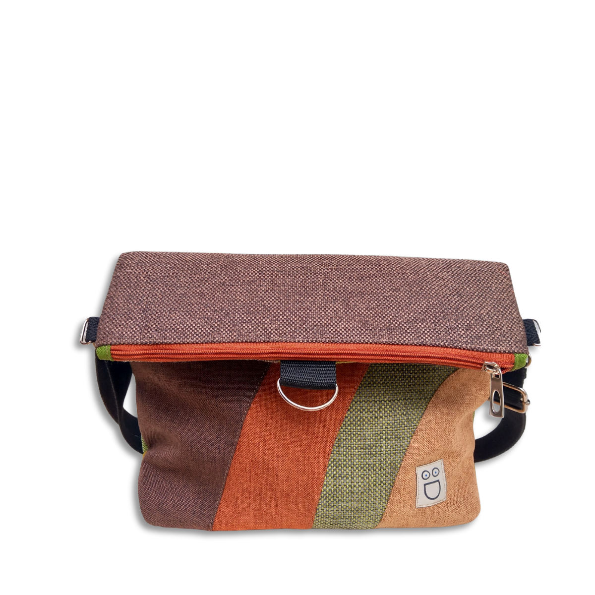 Bolso Camaleón choco y verde