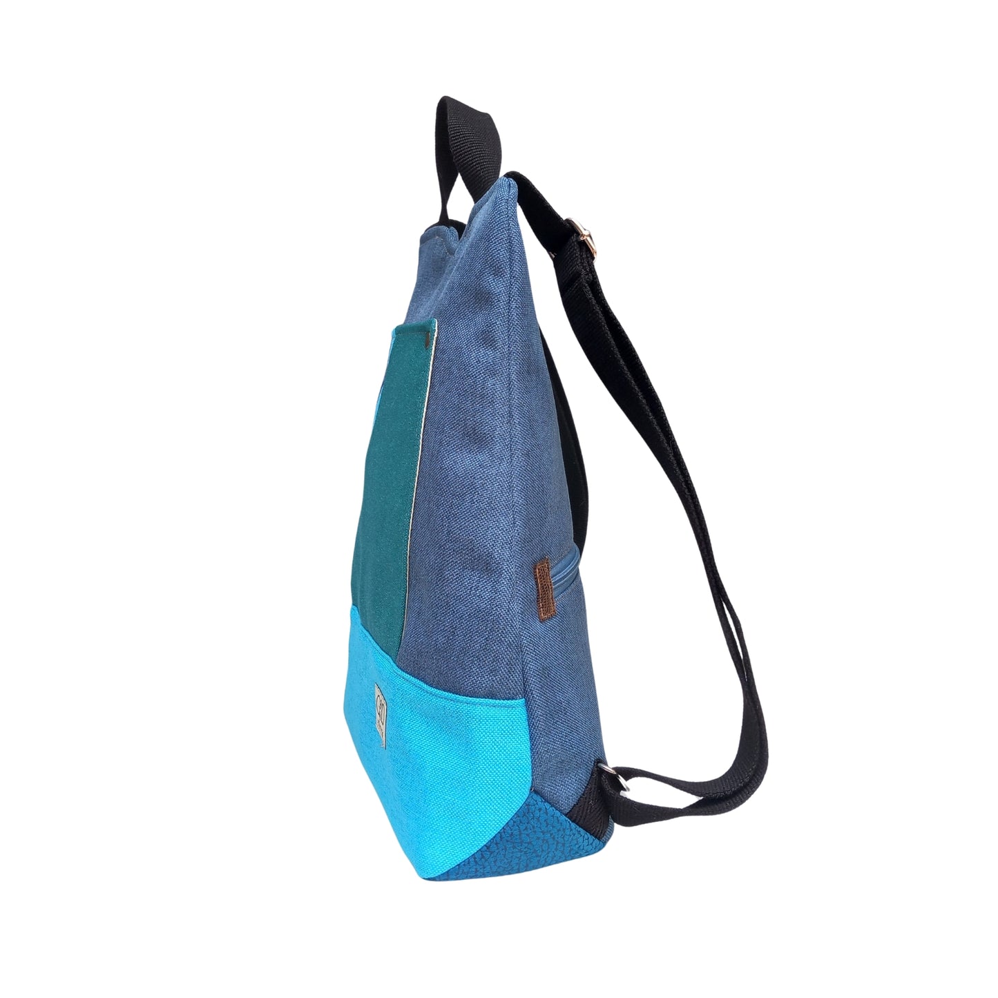 Mochila antirrobo Pocket azul y turquesa