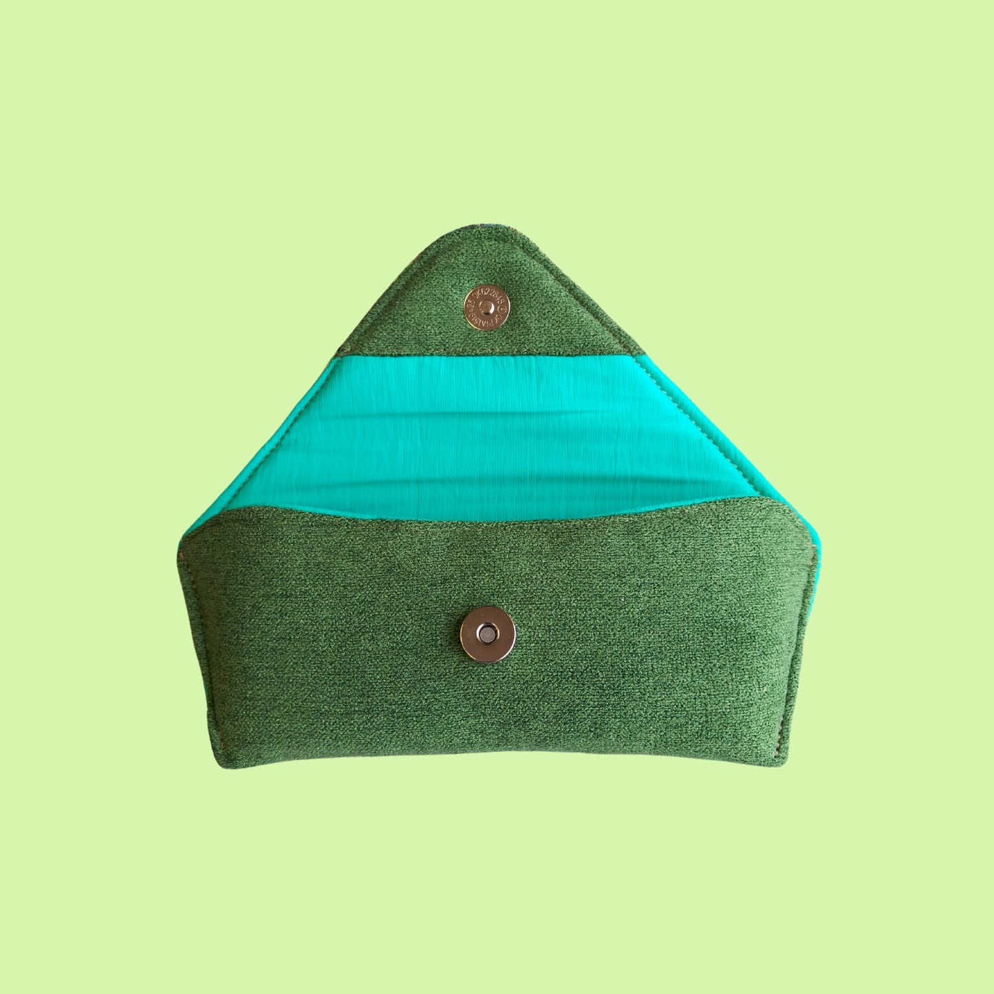 Funda para gafas patch verde
