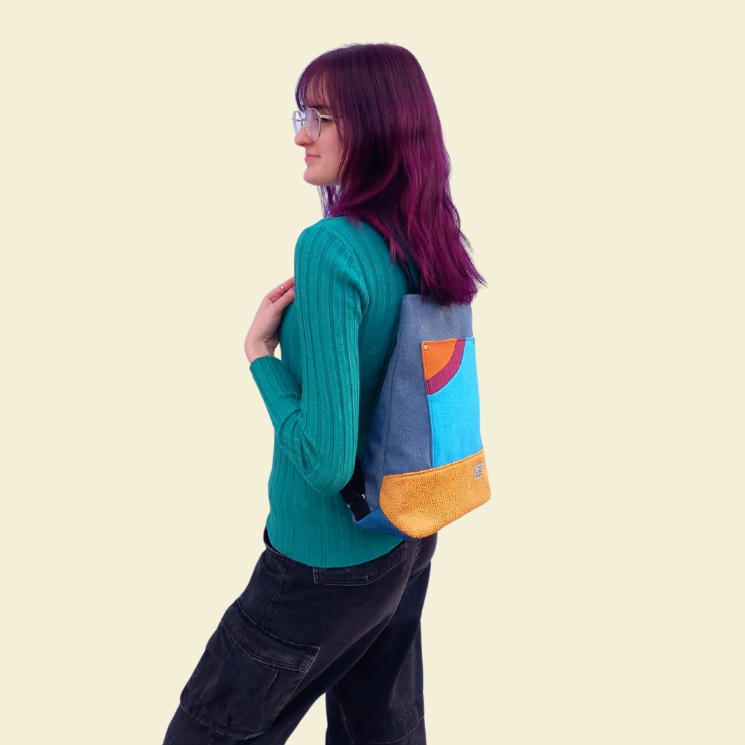Mochila antirrobo Pocket azul turquesa