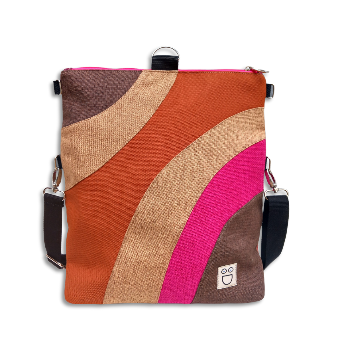 Bolso Camaleón rosa y teja