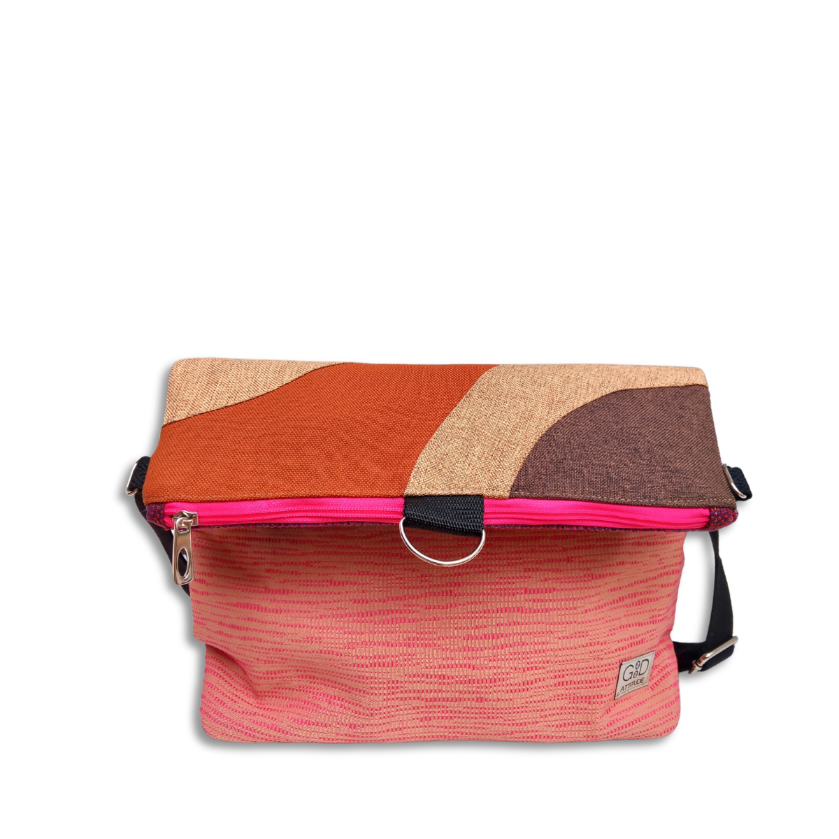 Bolso Camaleón rosa y teja