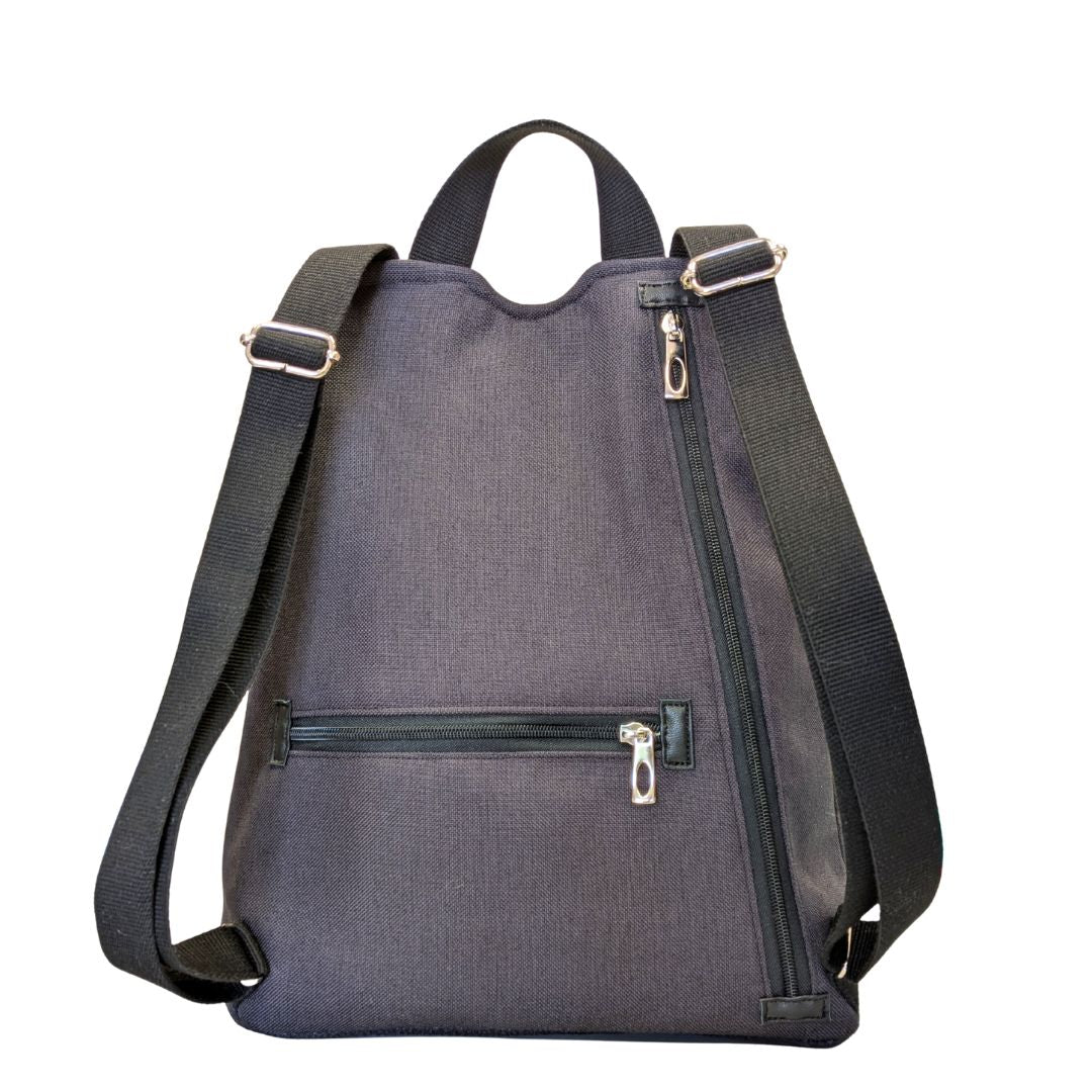 Mochila antirrobo Amanecer negro multicolor
