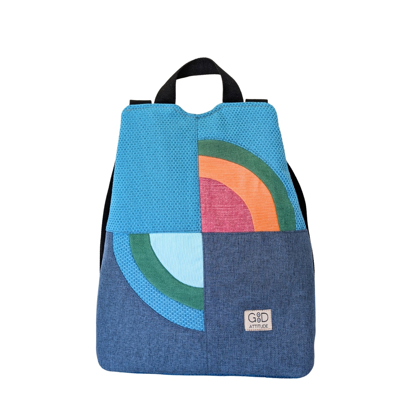 Mochila antirrobo Amanecer azul y turquesa