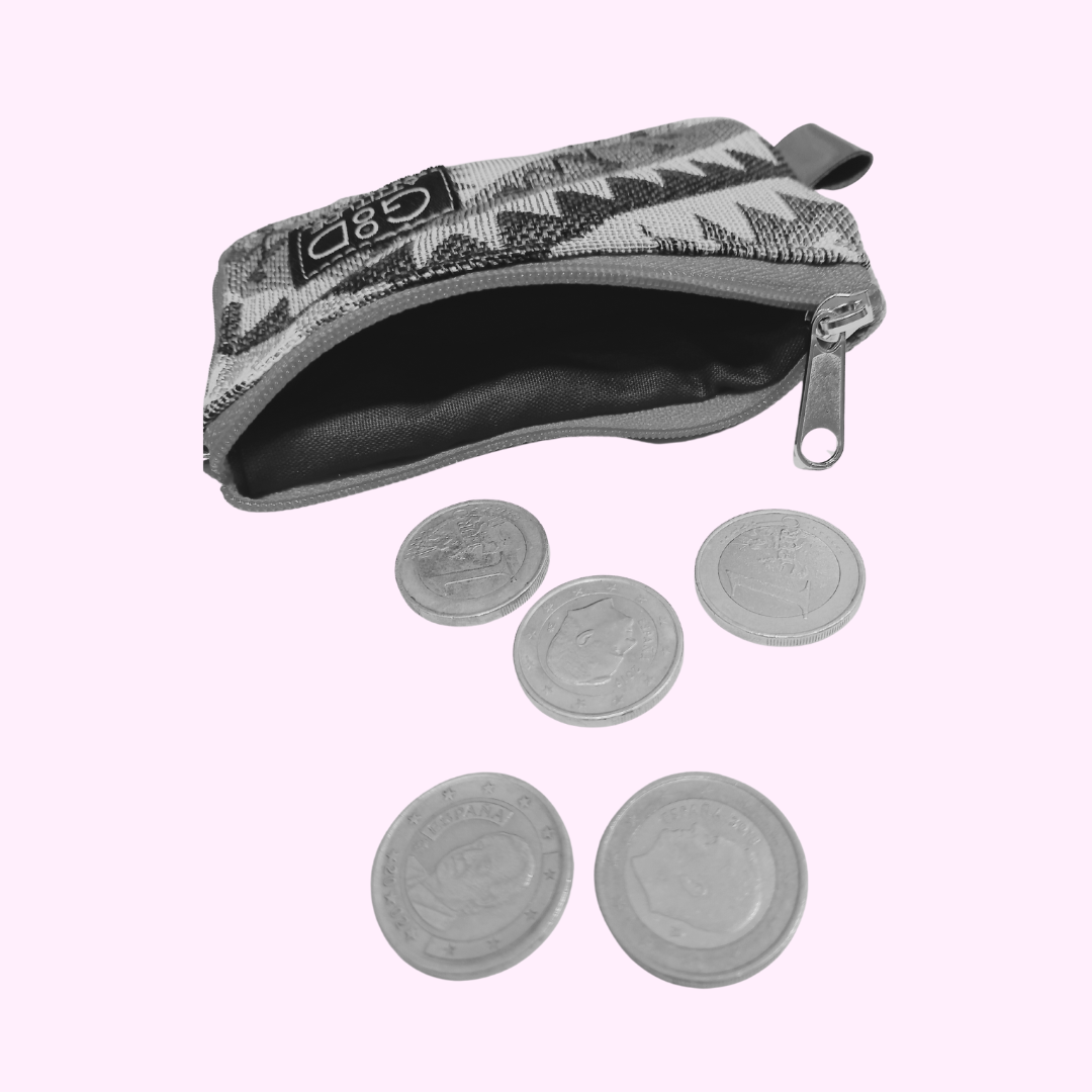 Monedero bosque azul