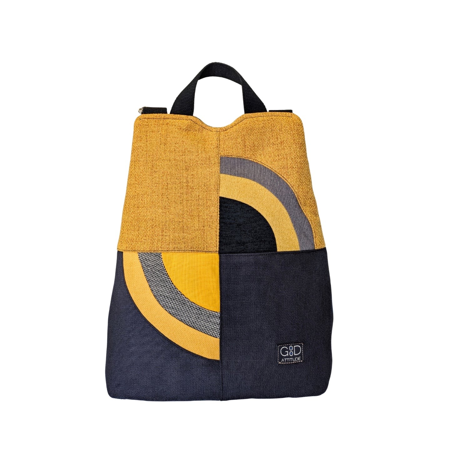 Mochila antirrobo Amanecer amarillo y negro