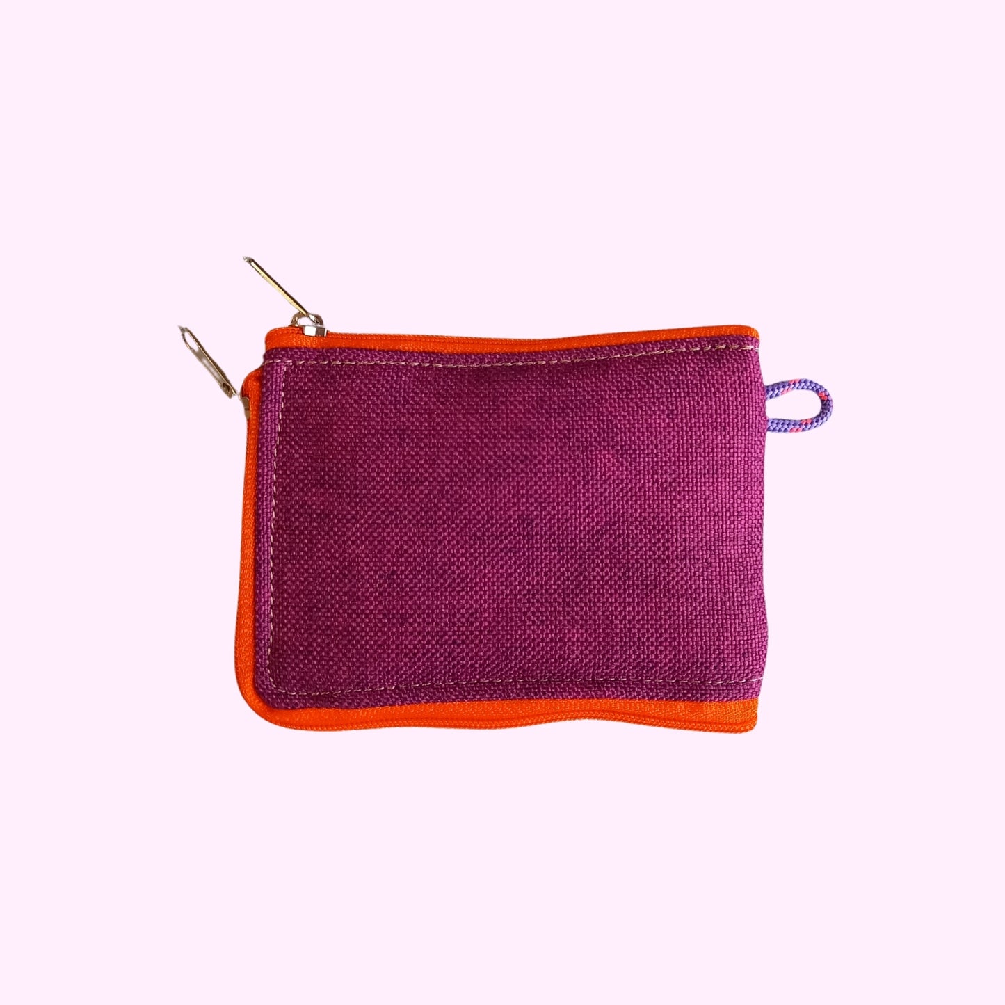 Monedero hojas naranja