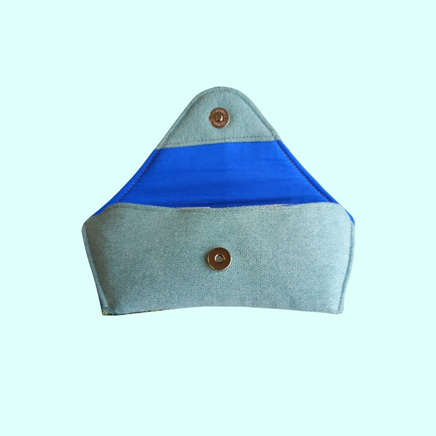 Funda para gafas patch celeste