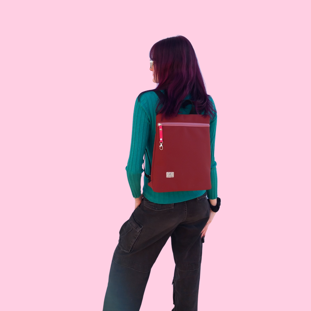 mochila antirrobo de diseño artesanal