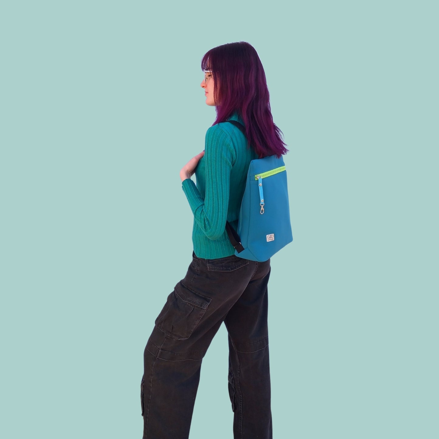 Mochila antirrobo Loira Ares turquesa fluor
