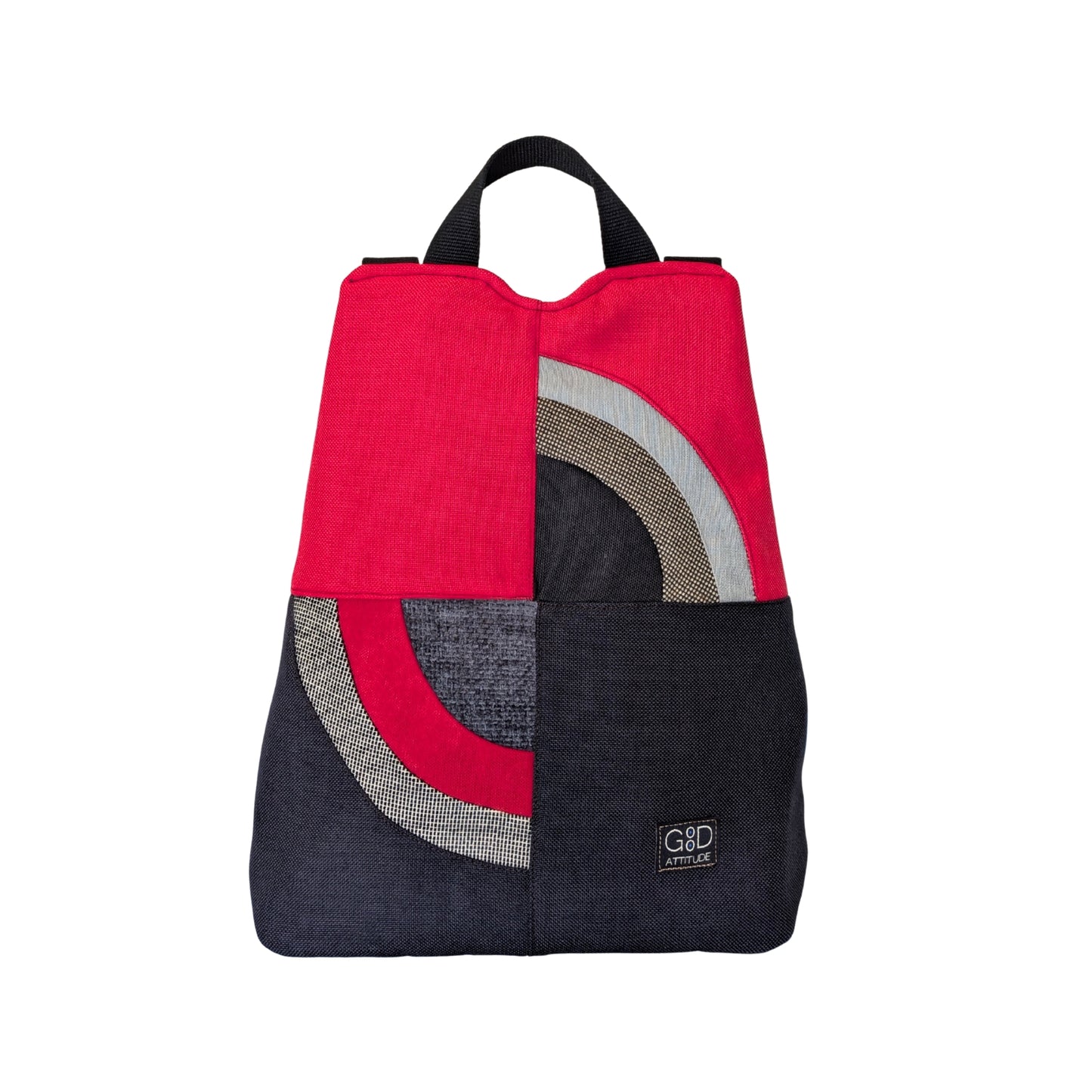 Mochila antirrobo Amanecer rojo y negro