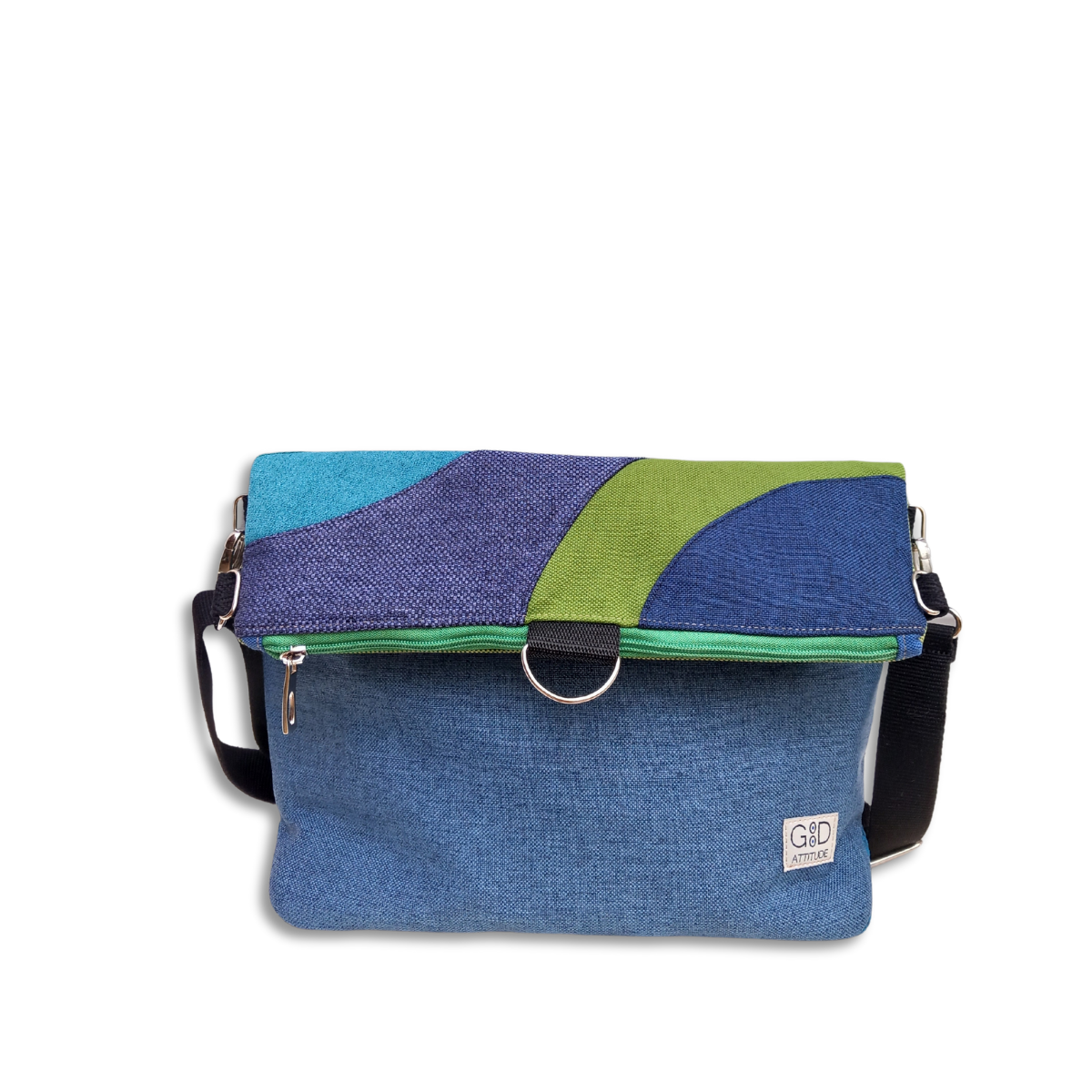 Bolso Camaleon azul y verde
