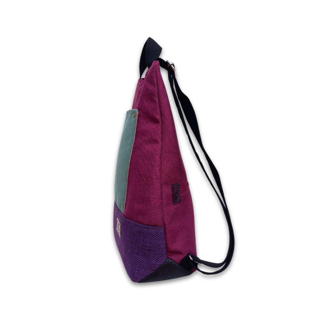 Mochila antirrobo Pocket mora y verde