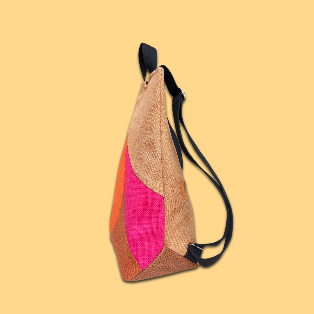 Mochila antirrobo Irati tierra y fuxia