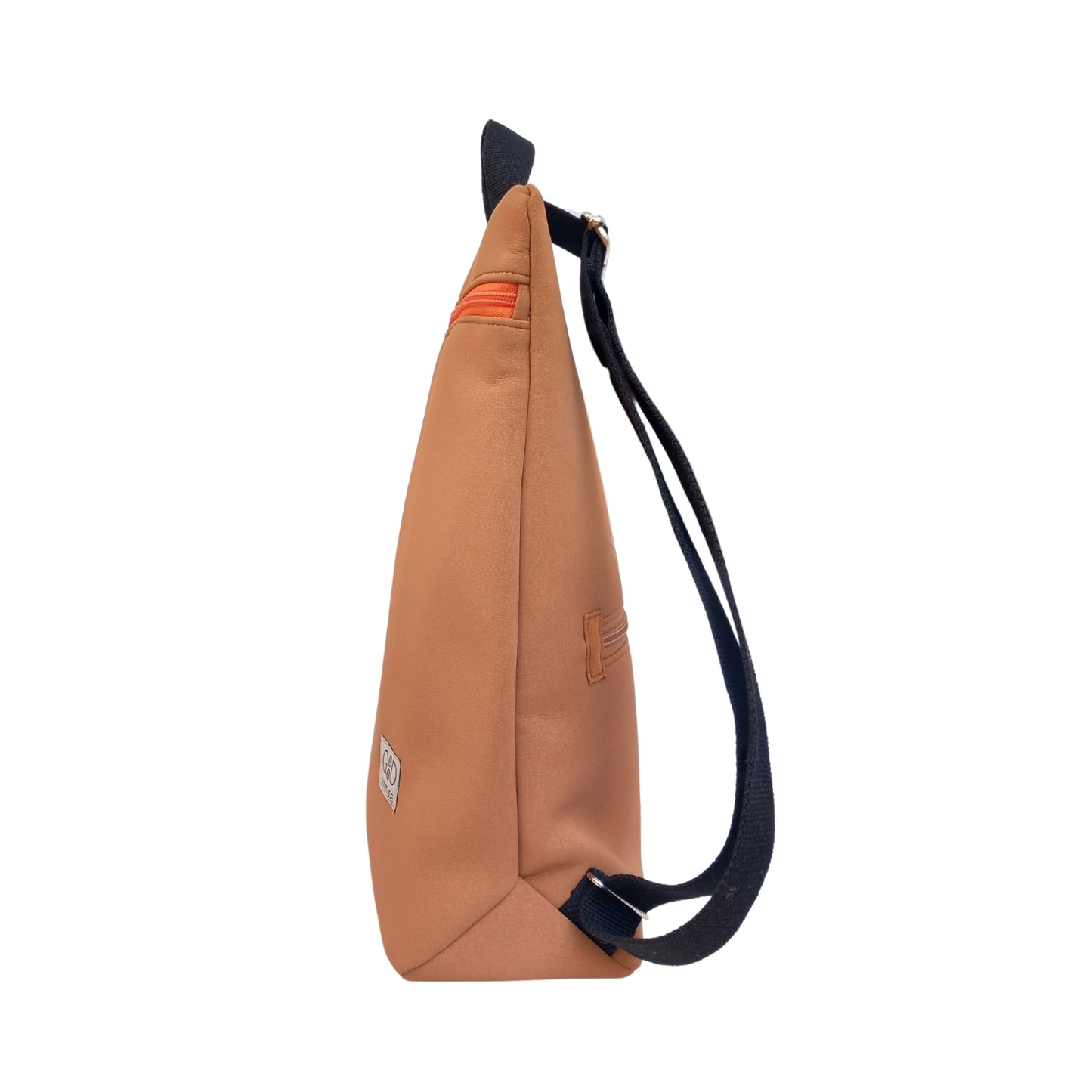Mochila antirrobo Loira Ares cuero naranja