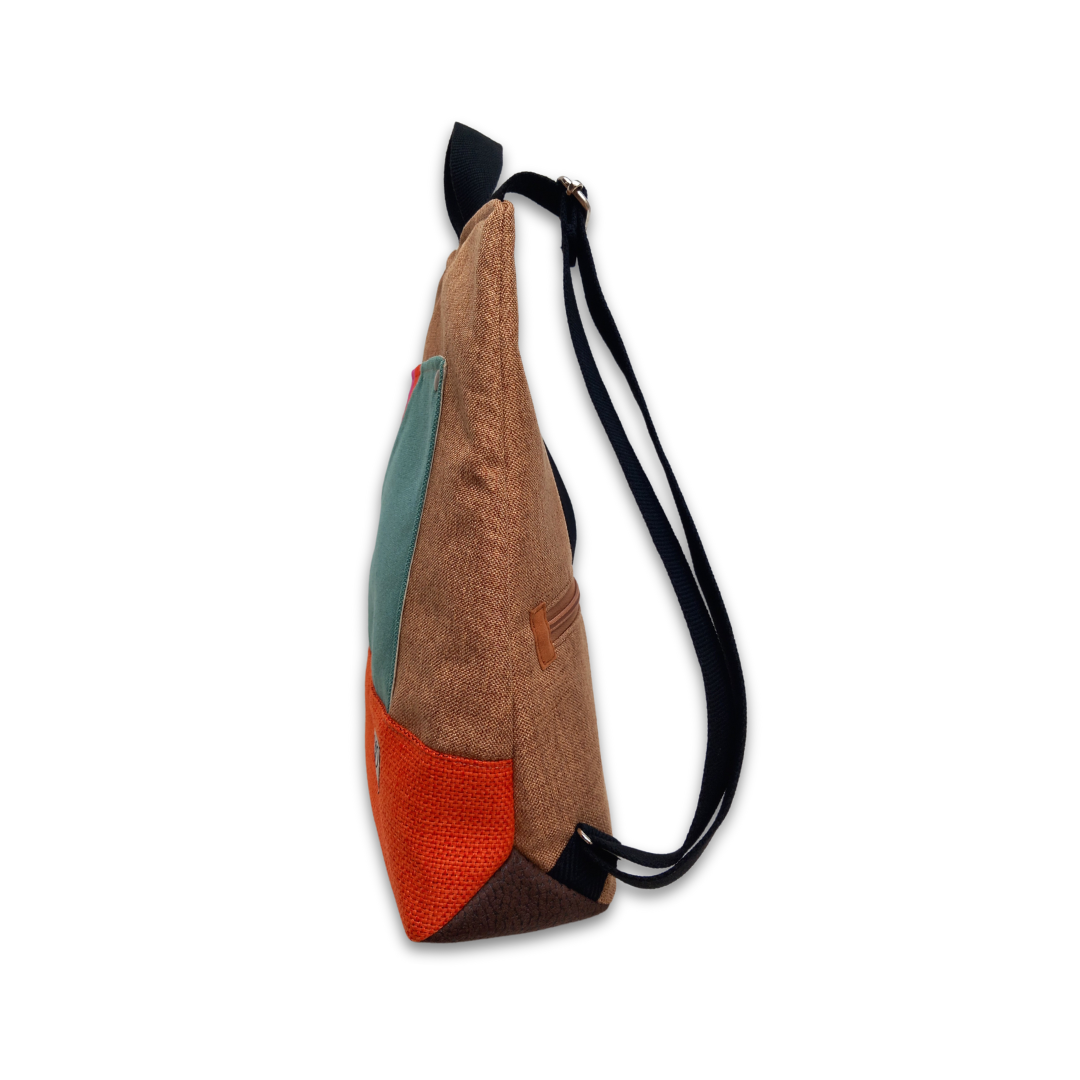 Mochila antirrobo Pocket canela naranja