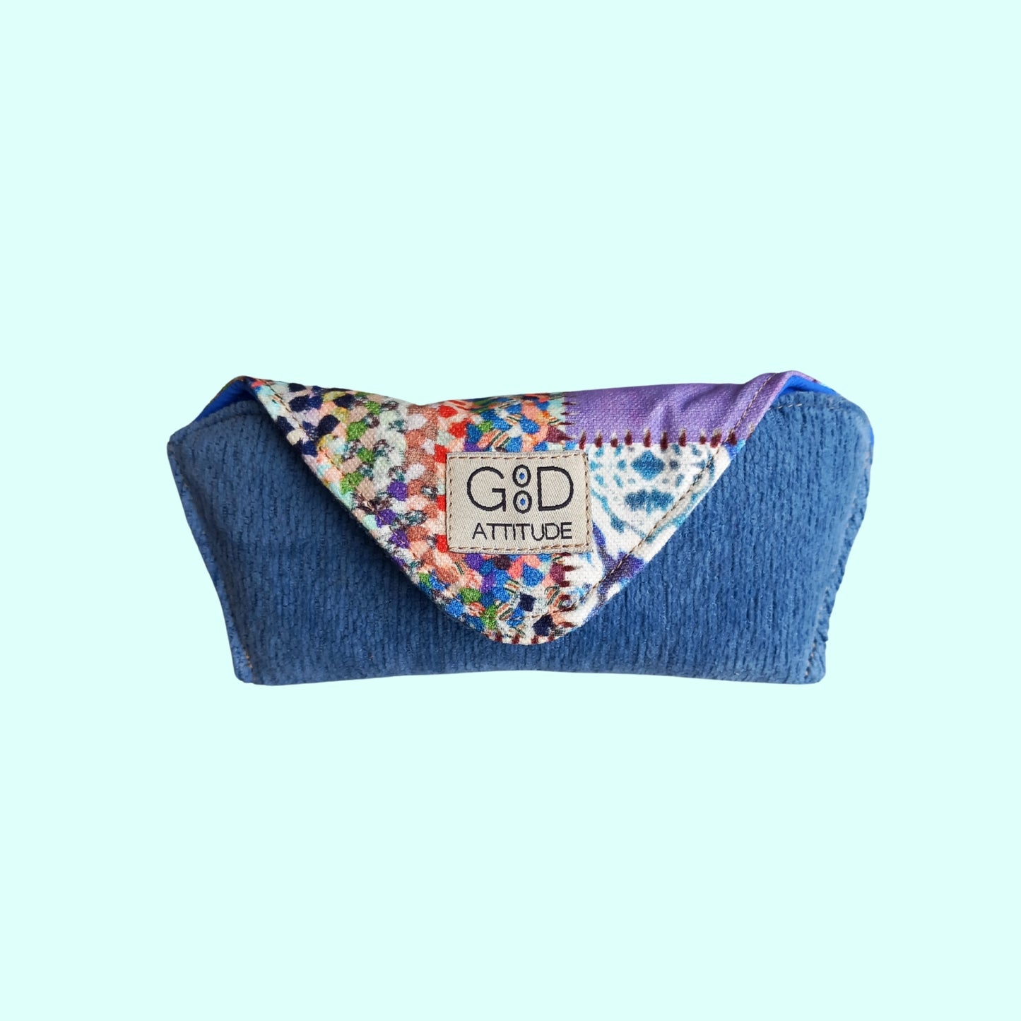 Funda para gafas patch 2 azul