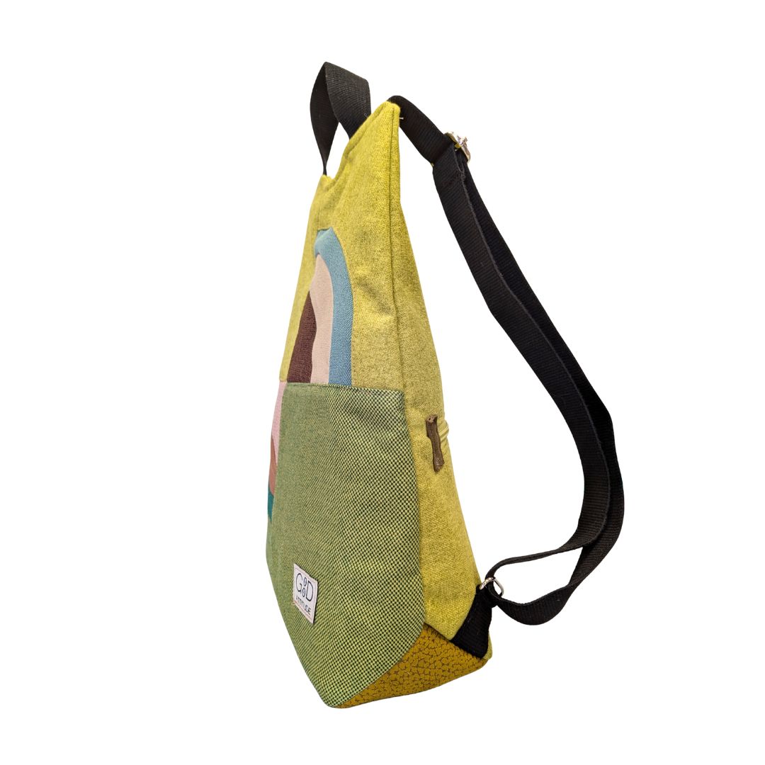 Mochila antirrobo Amanecer verde