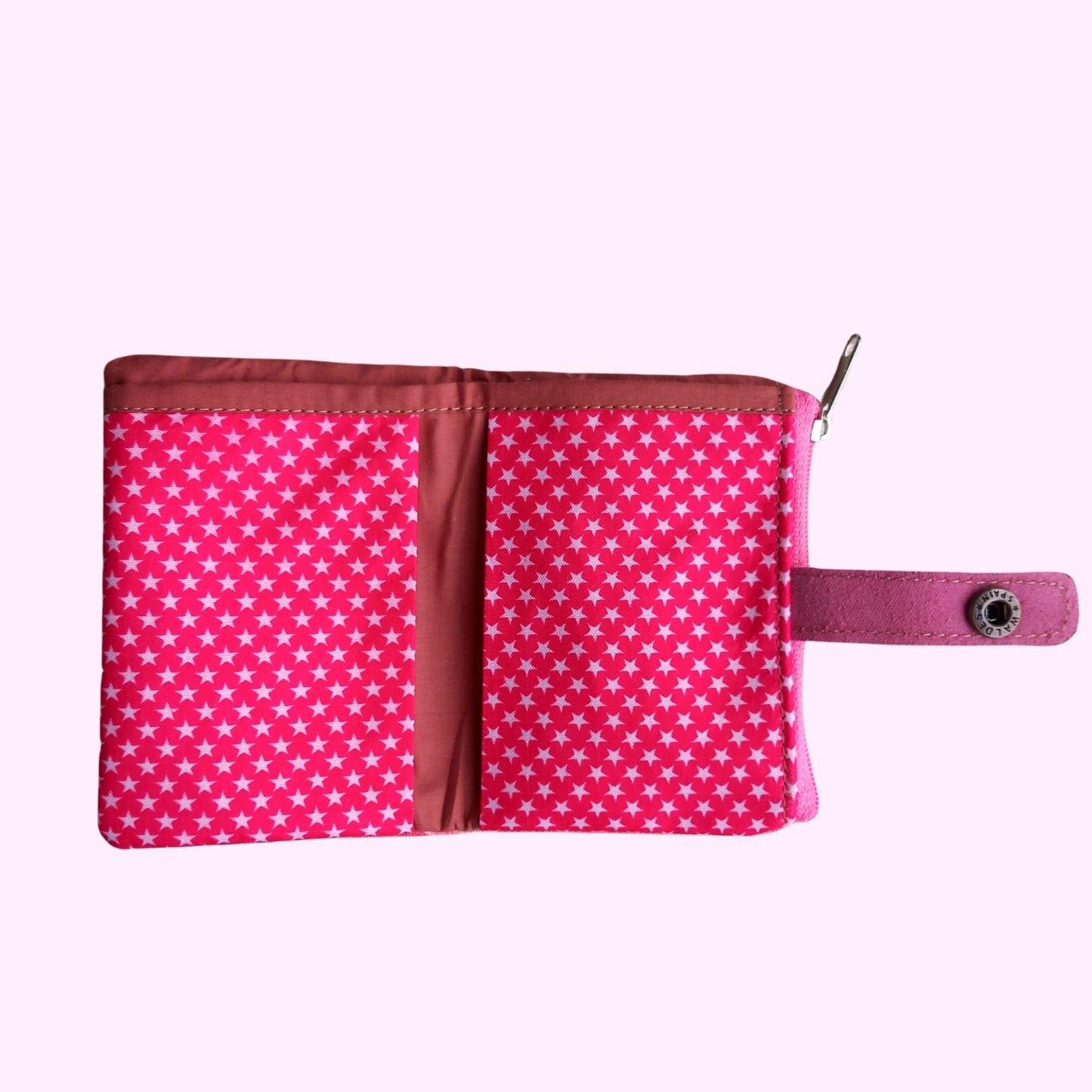 Cartera Minimal palmeras rosa