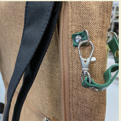 Mochila antirrobo Loira pocket tierra rosa