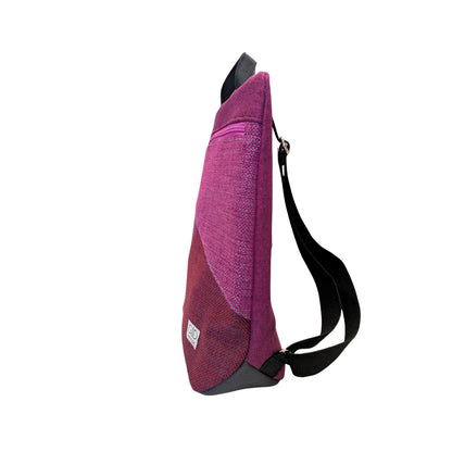 Mochila antirrobo artesanal Domes PEQUEÑA morados