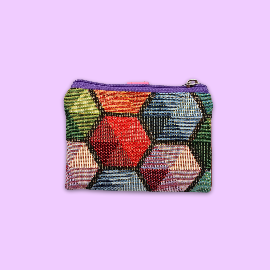 Cartera Minimal hexágonos