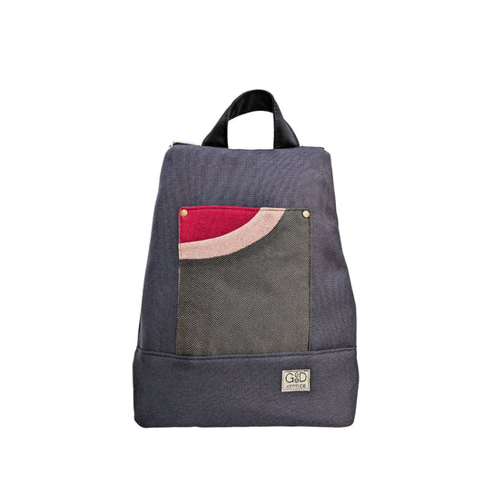 Mochila antirrobo artesana Pocket negra y choco