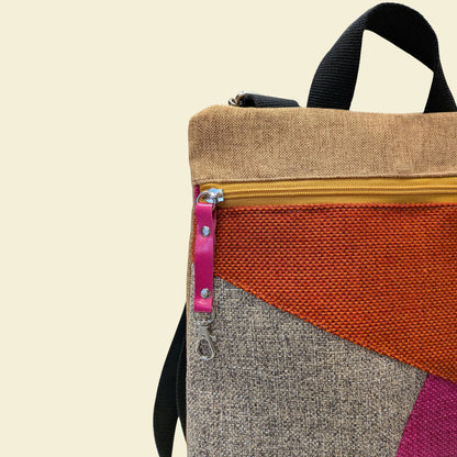 Mochila antirrobo Loira pocket tierra rosa