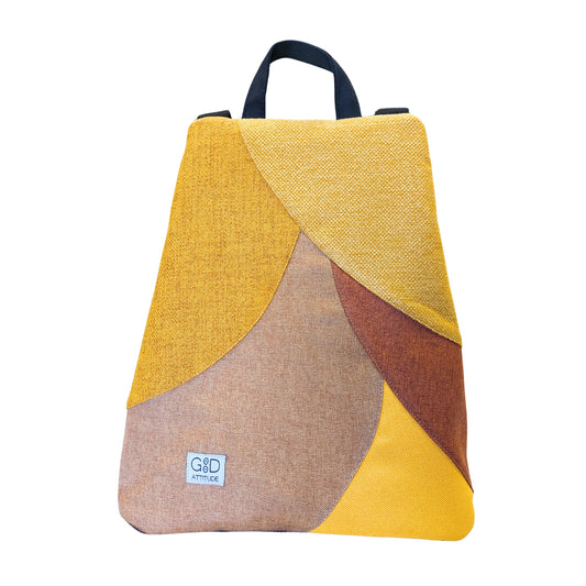 Mochila antirrobo Irati  amarillo GRANDE
